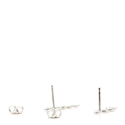 Tiffany Sterling Silver Paloma Picasso Olive Leaf Climber Earrings 3 of 5