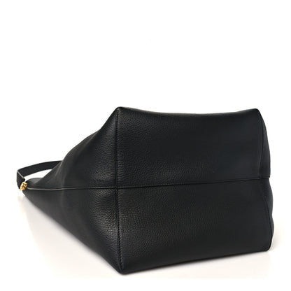 The Row Grained Calfskin Large N/S Hook Tote Black 3 of 8