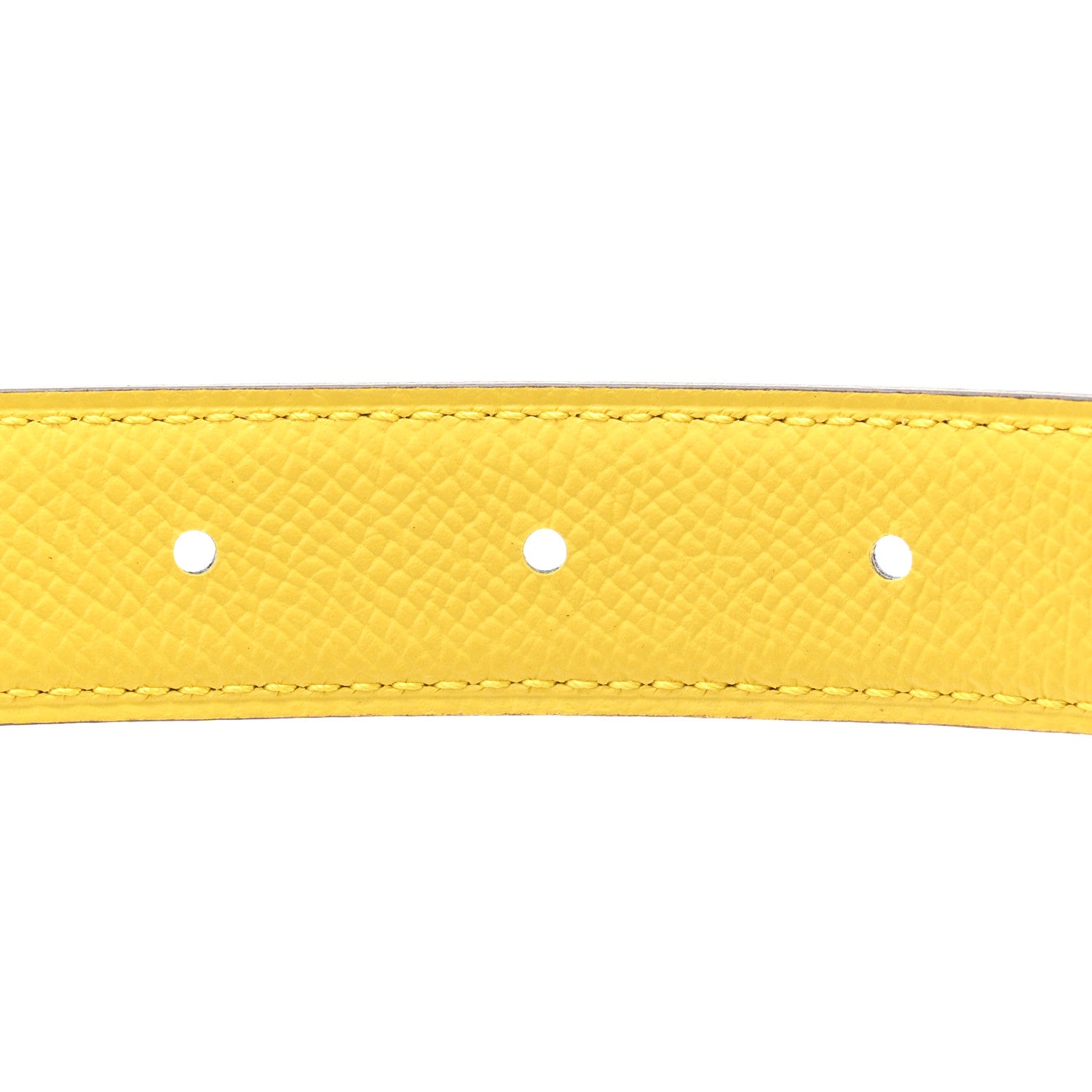 Hermes Epsom Swift 24mm Belt Strap 85 34 Bleu Glacier Jaune De Naples 5 of 5