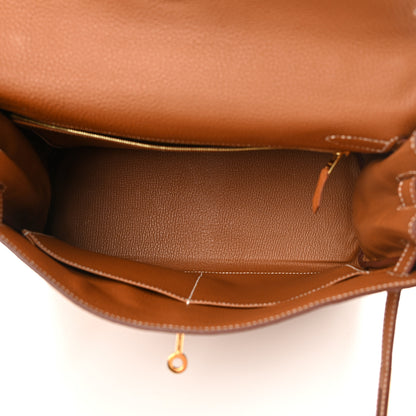 Hermes Togo Kelly Retourne 32 Gold 5 of 15