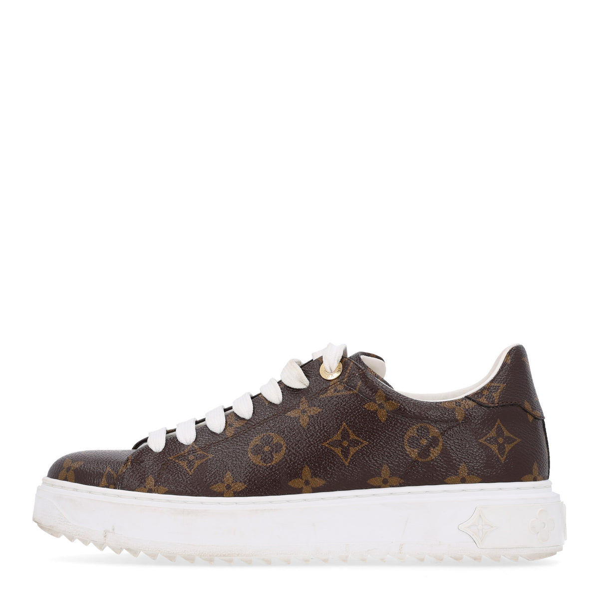 Louis Vuitton Monogram Time Out Sneakers 38.5 1 of 10