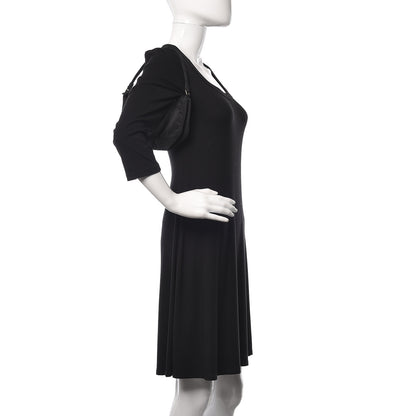 Prada Tessuto Nylon Pochette Bag Black 2 of 12