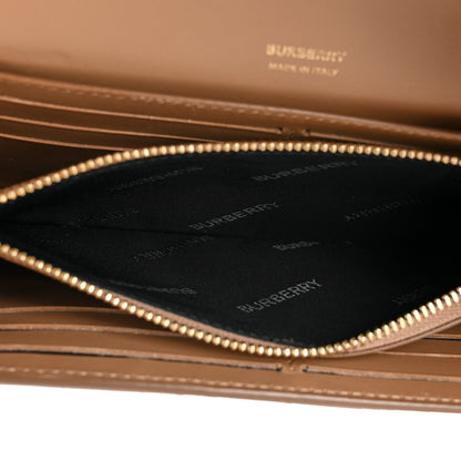 Burberry Lambskin Quilted Lola Wallet Beige 7 of 15