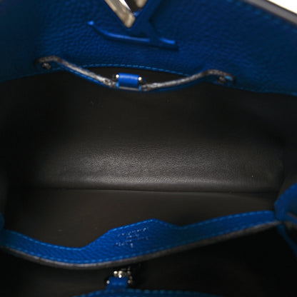 Louis Vuitton Taurillon Capucines BB Royal Blue 5 of 10