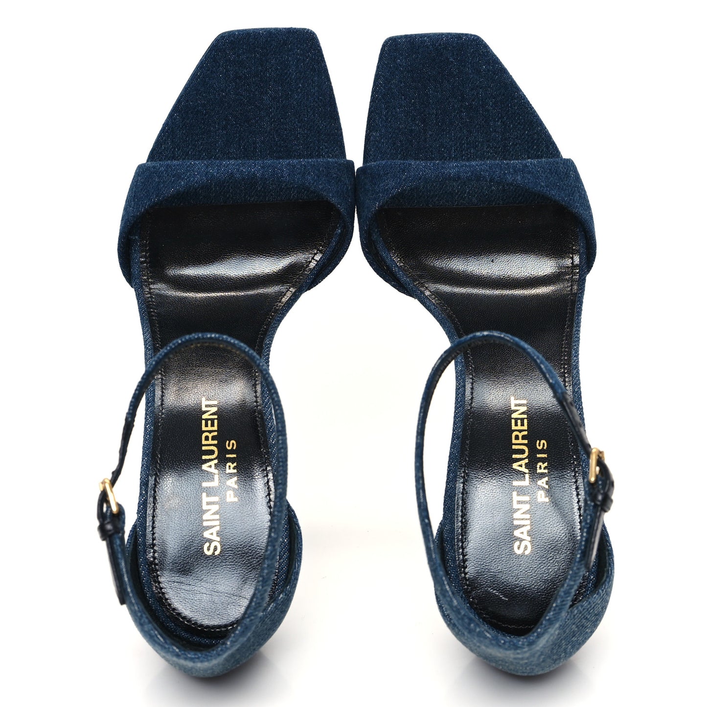 Denim Bea 105 Ankle Strap Sandals 36 Blue Jeans