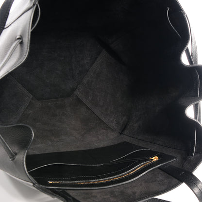 Celine Soft Grained Calfskin Medium Cabas Phantom Black 5 of 7
