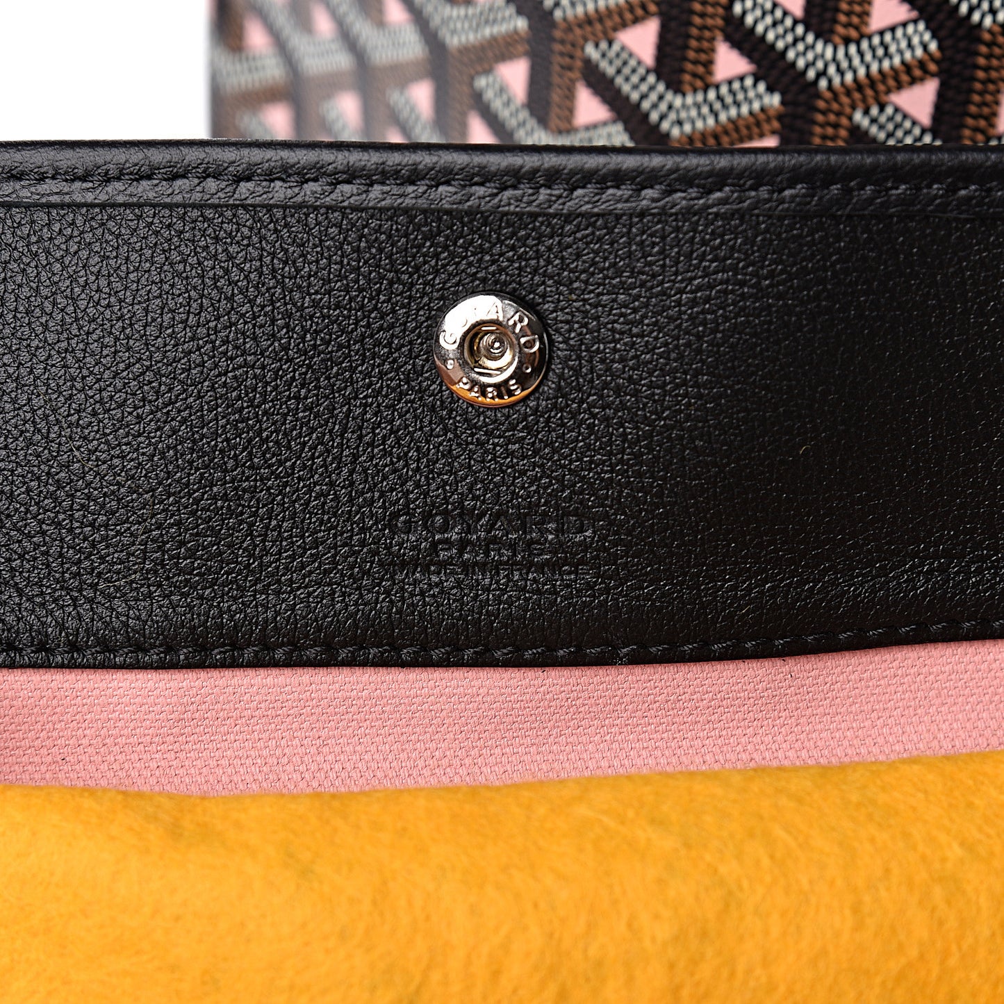 Goyardine Saint Louis Claire Voie PM Black Pink