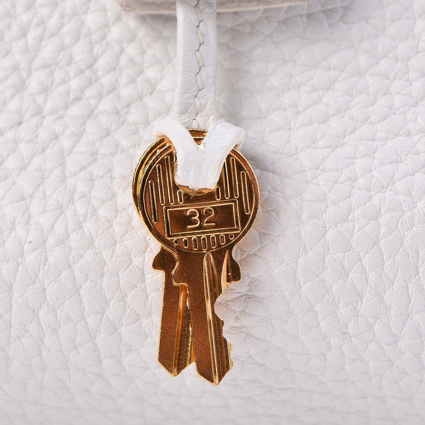 Taurillon Clemence Birkin 35 White