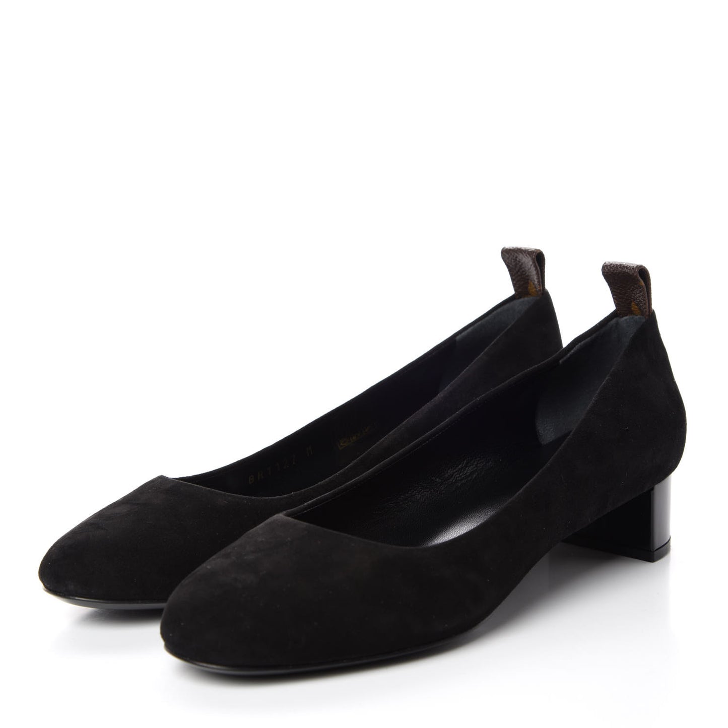 Suede Uniformes Pump 38 Black