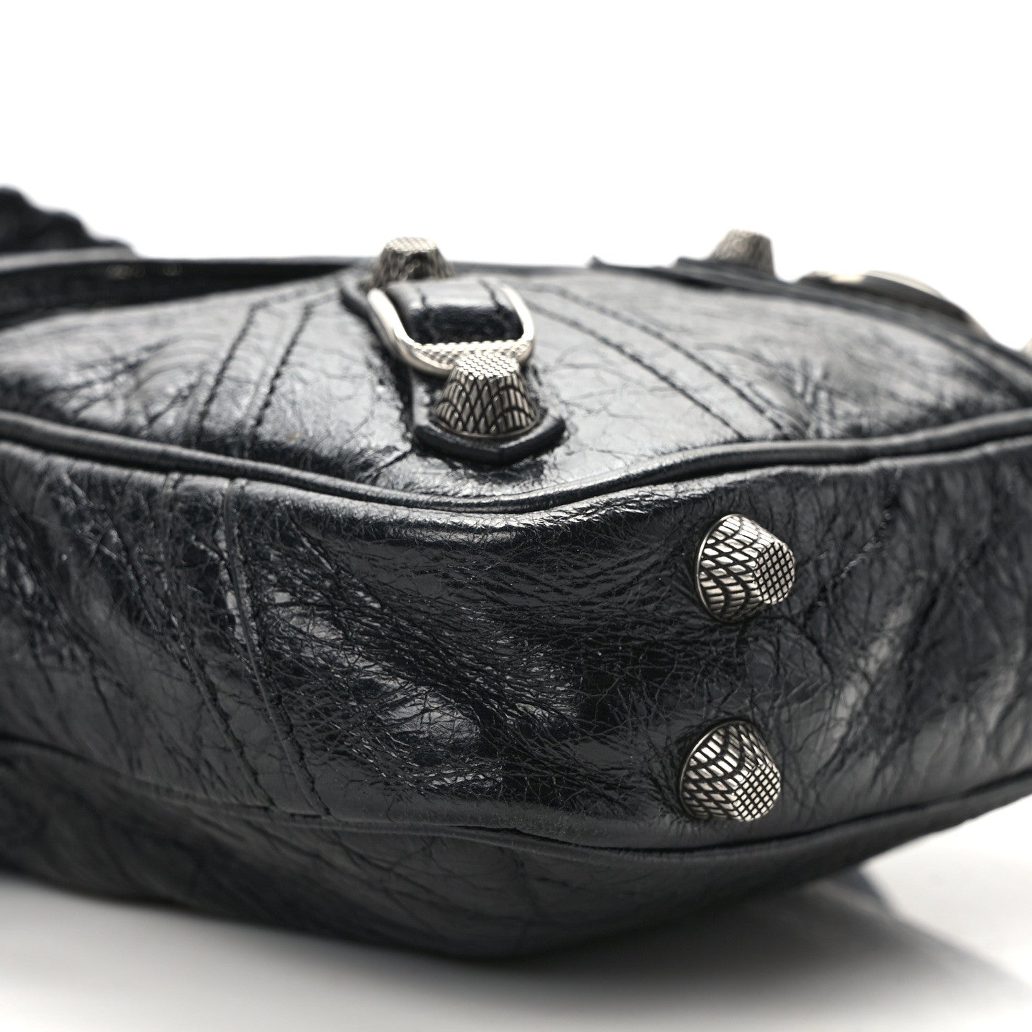 Balenciaga Agneau Arena Le Cagole Crossbody Bag Black 11 of 15