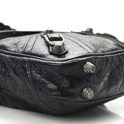 Balenciaga Agneau Arena Le Cagole Crossbody Bag Black 11 of 15