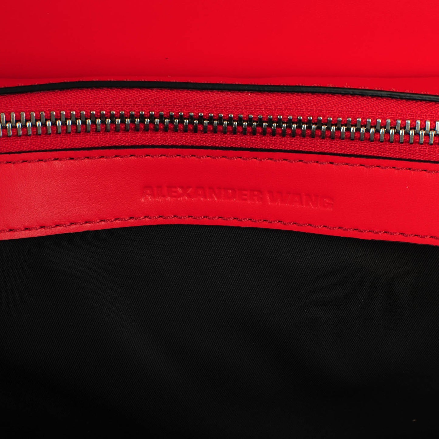 Calfskin Large Marion Red Silver Hardware