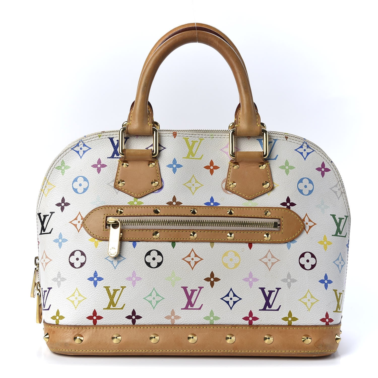 Louis Vuitton Monogram Multicolor Alma White 1 of 9