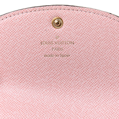 Louis Vuitton Damier Ebene Rosalie Coin Purse Rose Ballerine 6 of 8