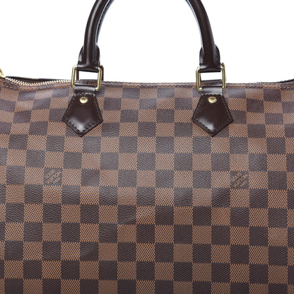 Louis Vuitton Damier Ebene Speedy Bandouliere 35 9 of 10