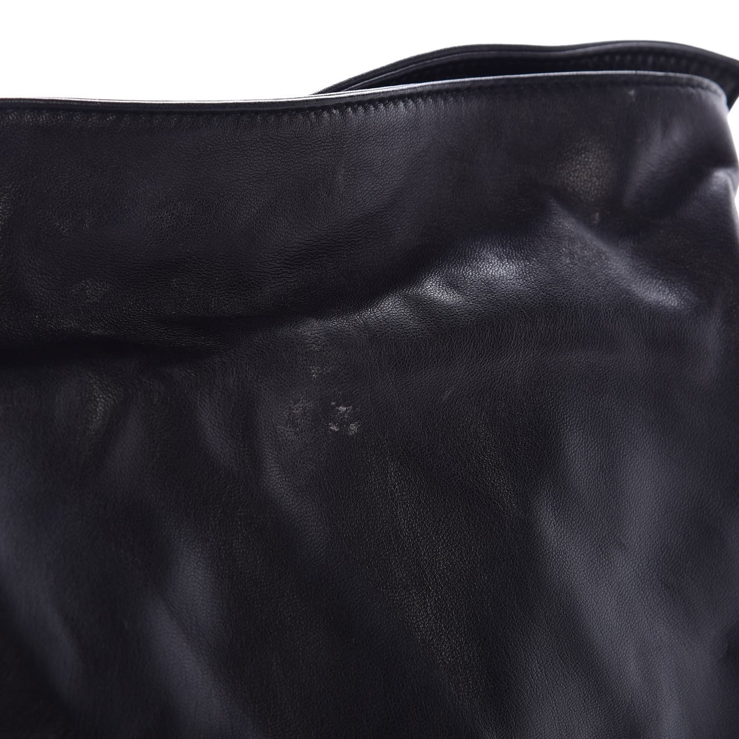 Calfskin Flamenco Shoulder Bag Black