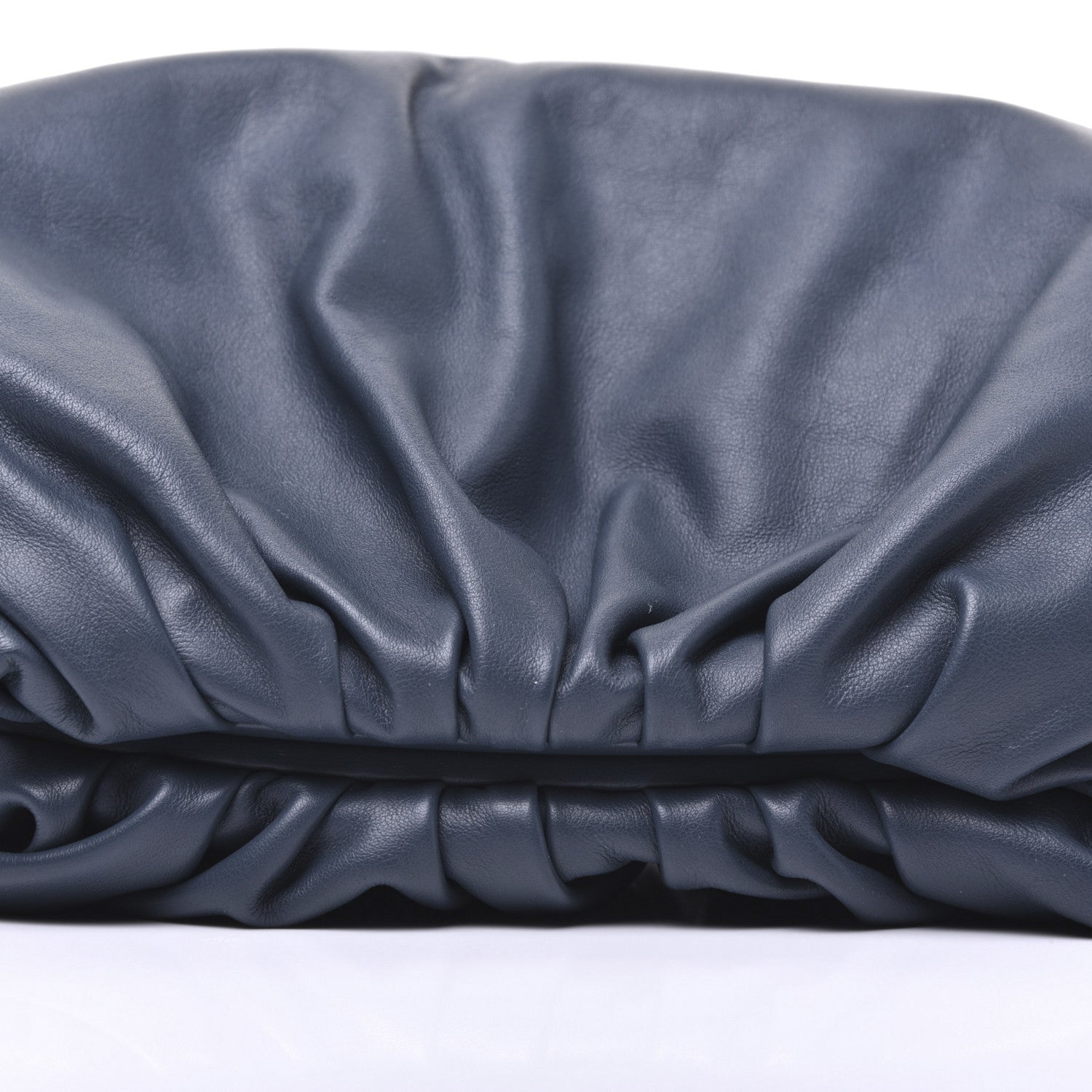 Bottega Veneta Smooth Butter Calf The Pouch Oversized Clutch Deep Blue 10 of 11