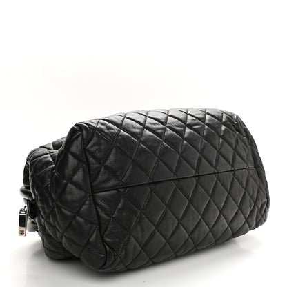 Chanel Caviar Coco Cocoon Bowler Black 3 of 8