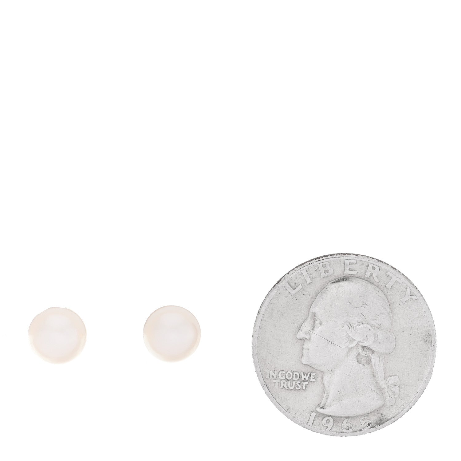 Tiffany 14K White Gold Akoya Cultured Pearl 7-7.5mm Earrings 2 of 4