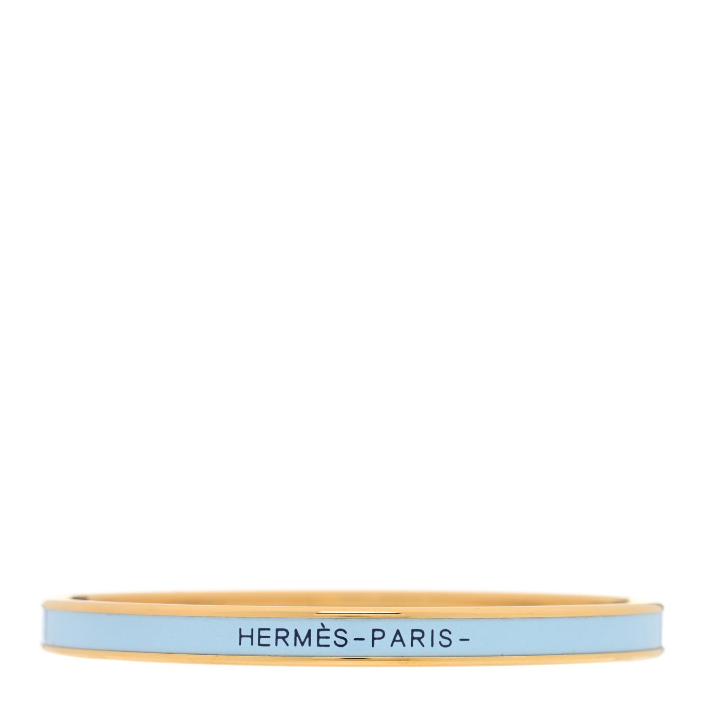 Enamel Printed Extra Narrow Bracelet 70 Bleu Polaire