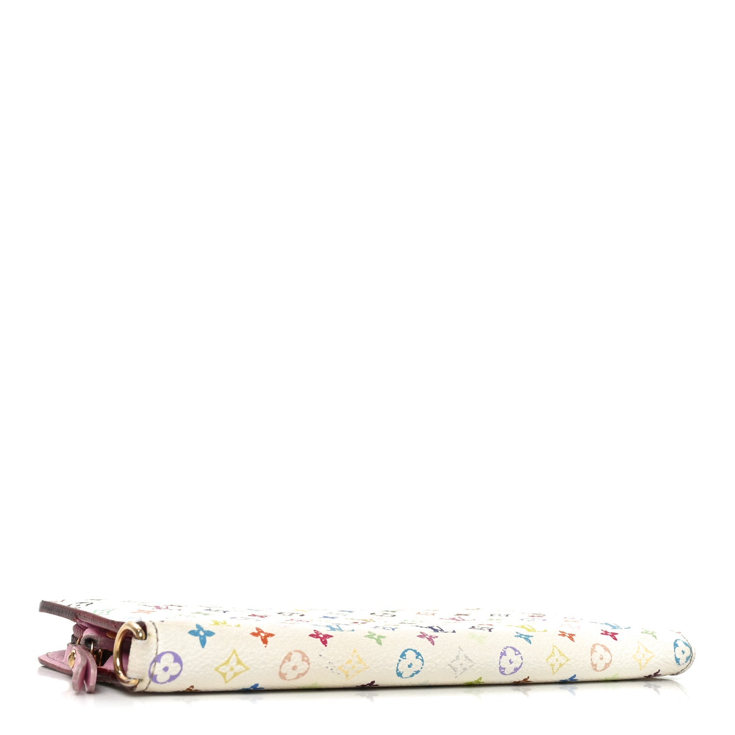 Louis Vuitton Monogram Multicolor Insolite Wallet White Litchi 4 of 8
