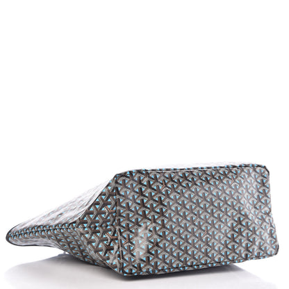 Goyard Goyardine Saint Louis Claire Voie GM Black Blue 5 of 11