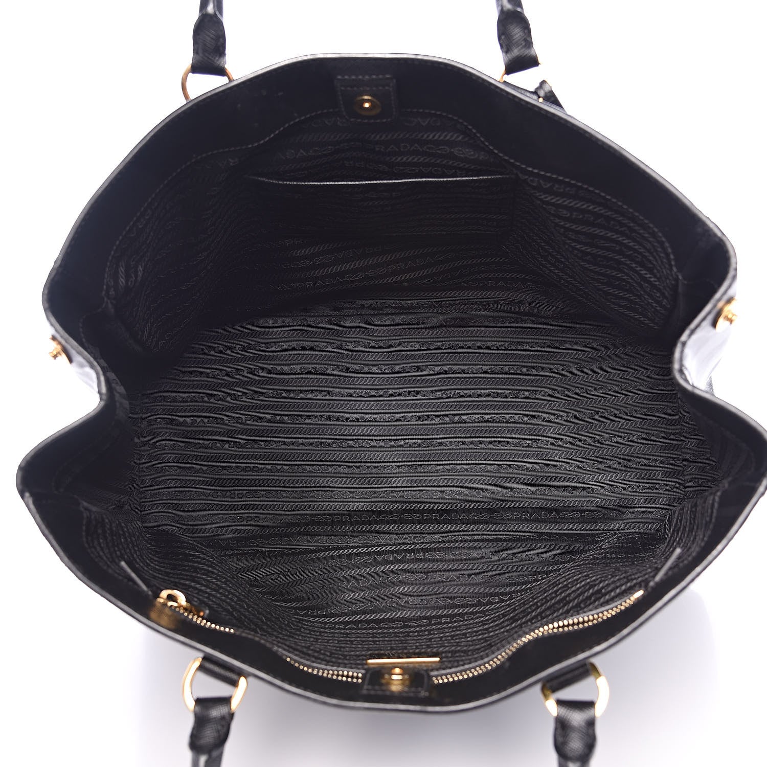 Prada Saffiano Lux Large Tote Black 5 of 15