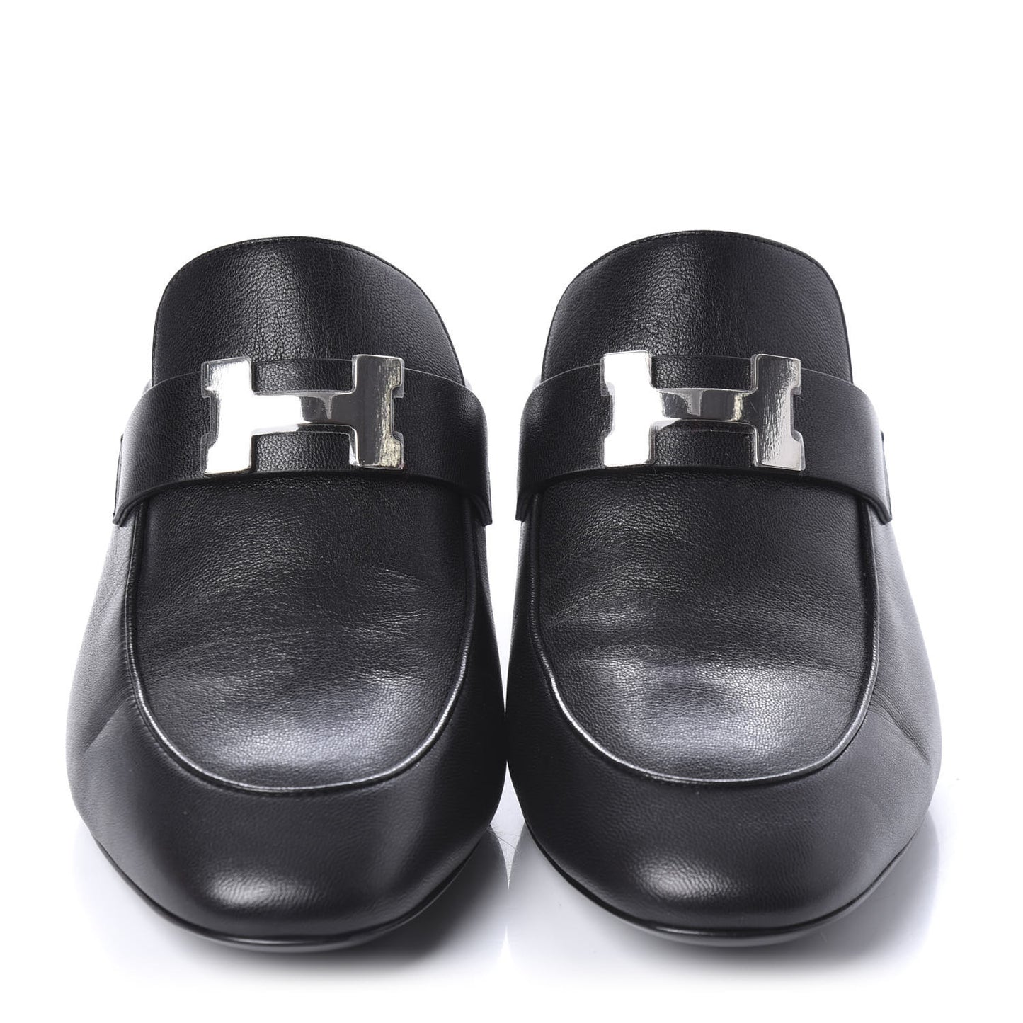 Goatskin Paradis Mules 37.5 Black