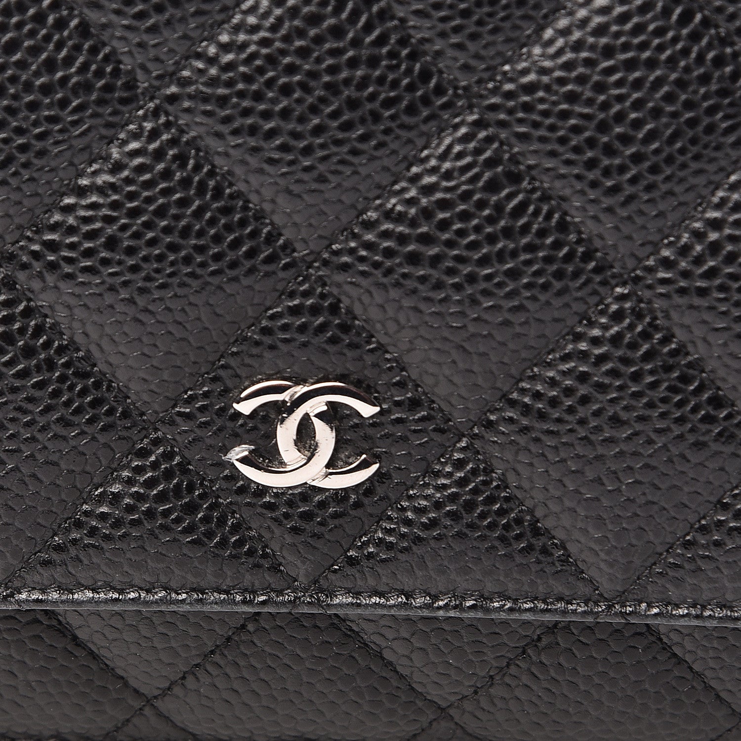 Chanel Caviar Quilted Wallet On Chain WOC Black 11 of 11