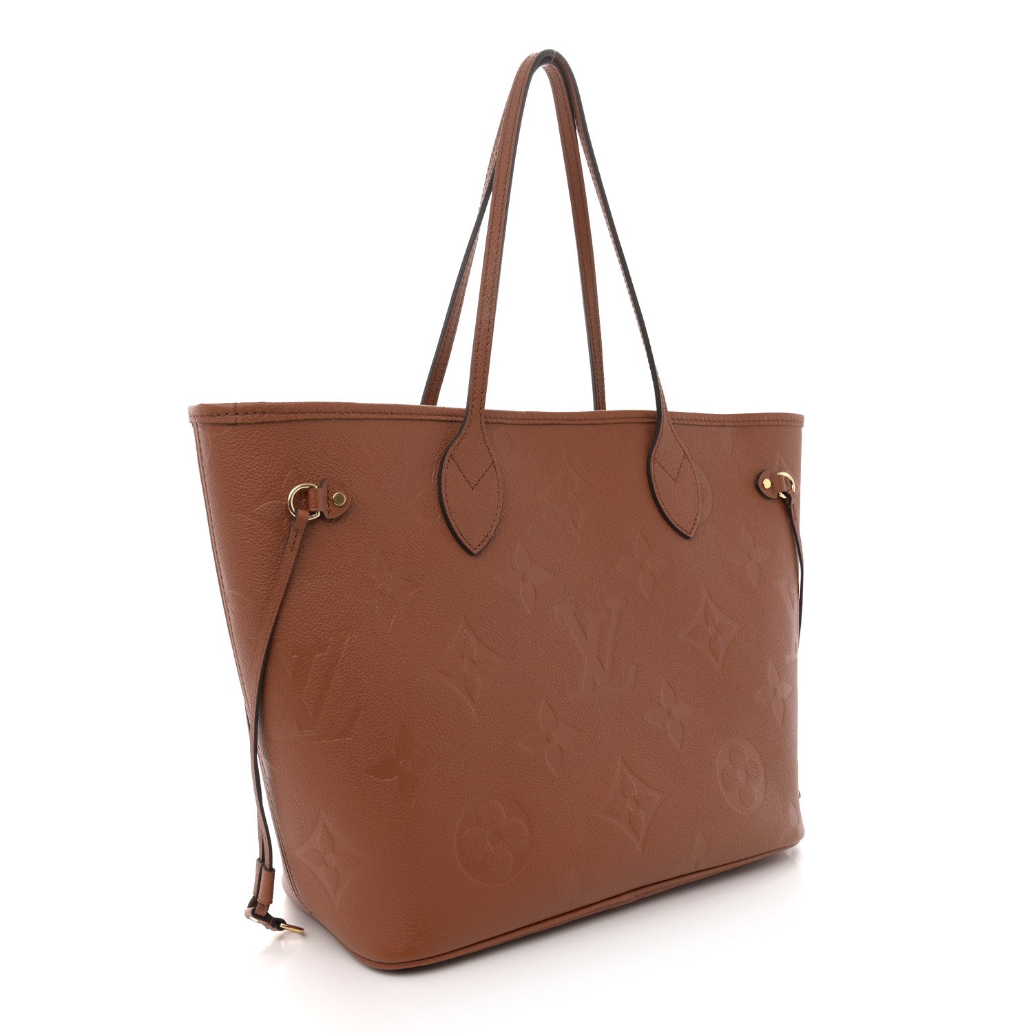 Louis Vuitton Empreinte Monogram Giant Neverfull MM Cognac 3 of 11
