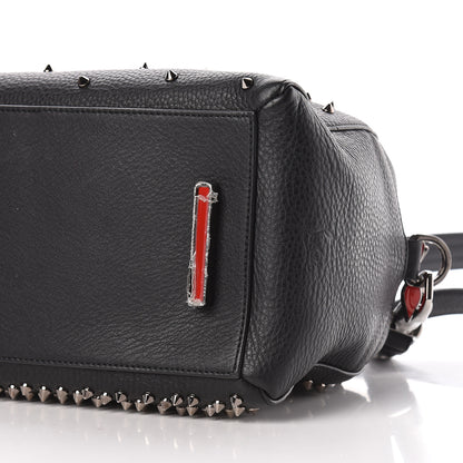 Christian Louboutin Grained Calfskin Studded Satchel Black 9 of 17