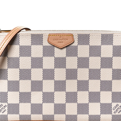 Louis Vuitton Damier Azur Double Zip Pochette 8 of 11