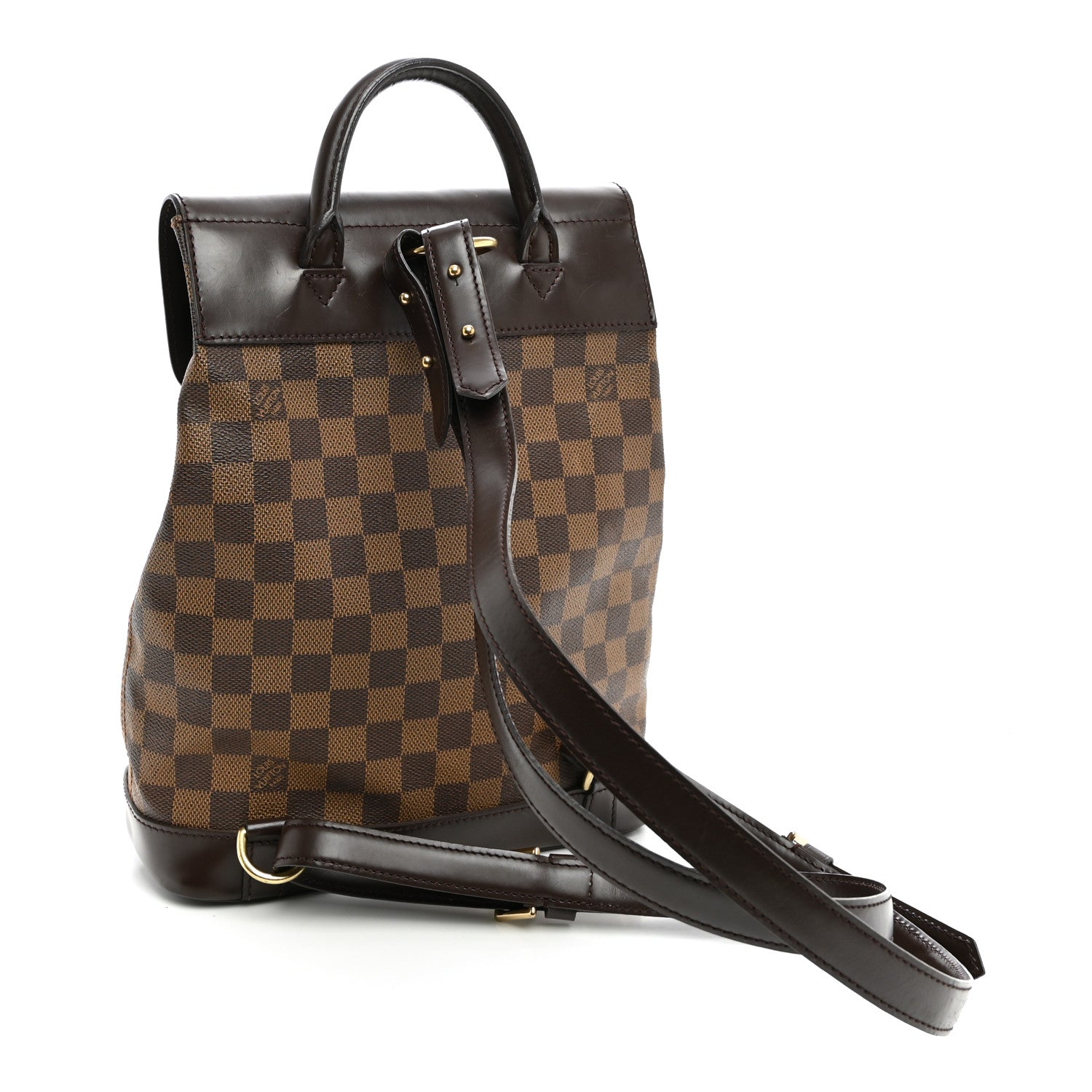 Louis Vuitton Damier Ebene Soho Backpack 2 of 10