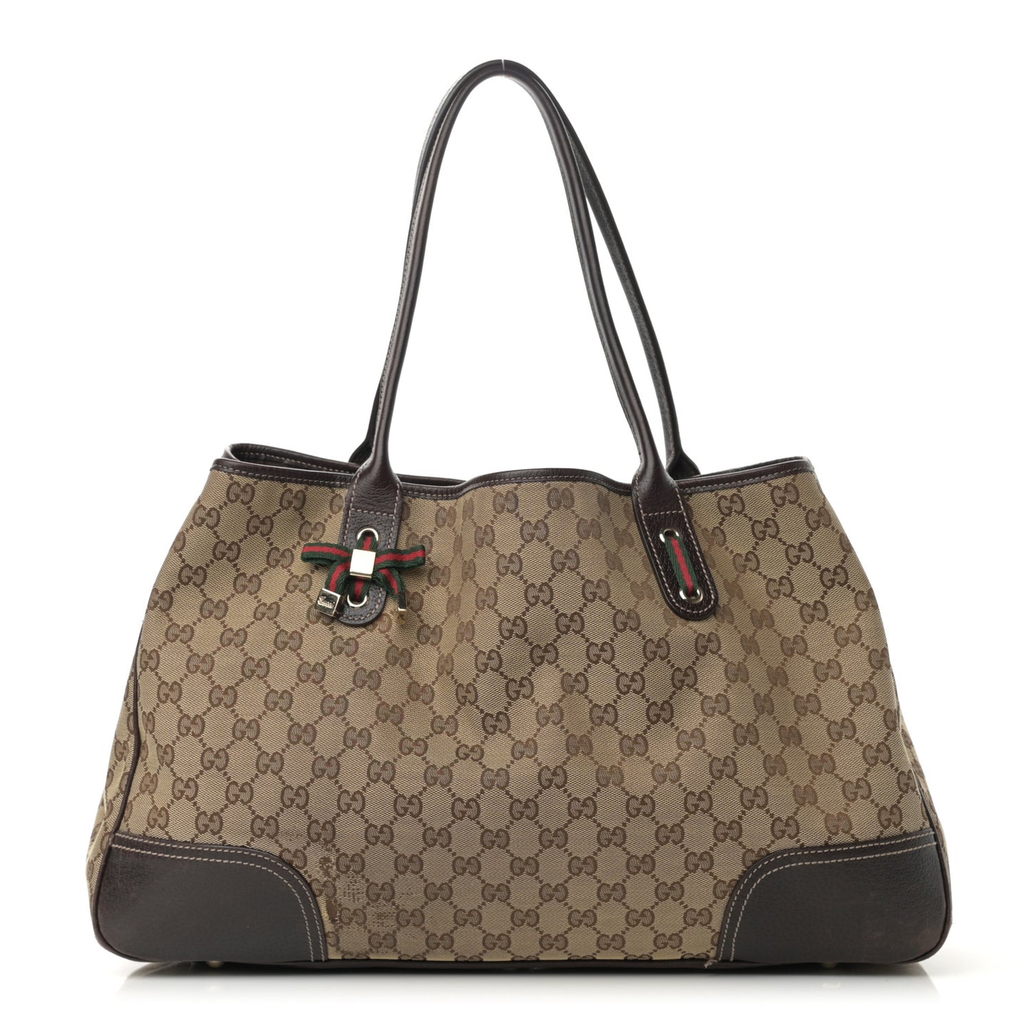 Monogram Large Princy Tote Dark Brown