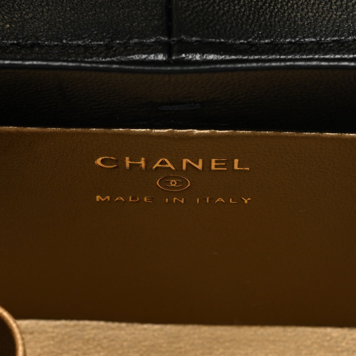 Lambskin Quilted Vanity Clutch With Chain Black