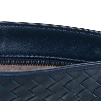 Bottega Veneta Nappa Intrecciato VN Crossbody Messenger Bag Navy 17 of 19