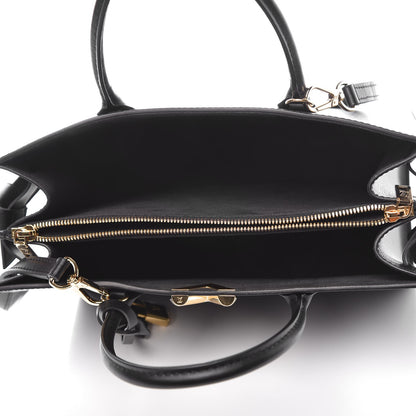 Louis Vuitton Monogram Cuir Plume Very Tote MM Black 6 of 10