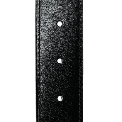 Hermes Togo Swift 32mm H d'Ancre Belt 95 38 Chocolate Black 4 of 5