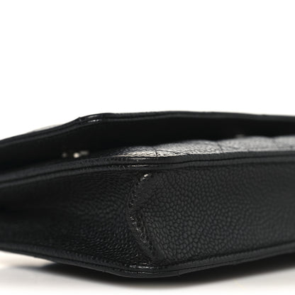 Chanel Caviar Quilted Wallet on Chain WOC Black 10 of 12