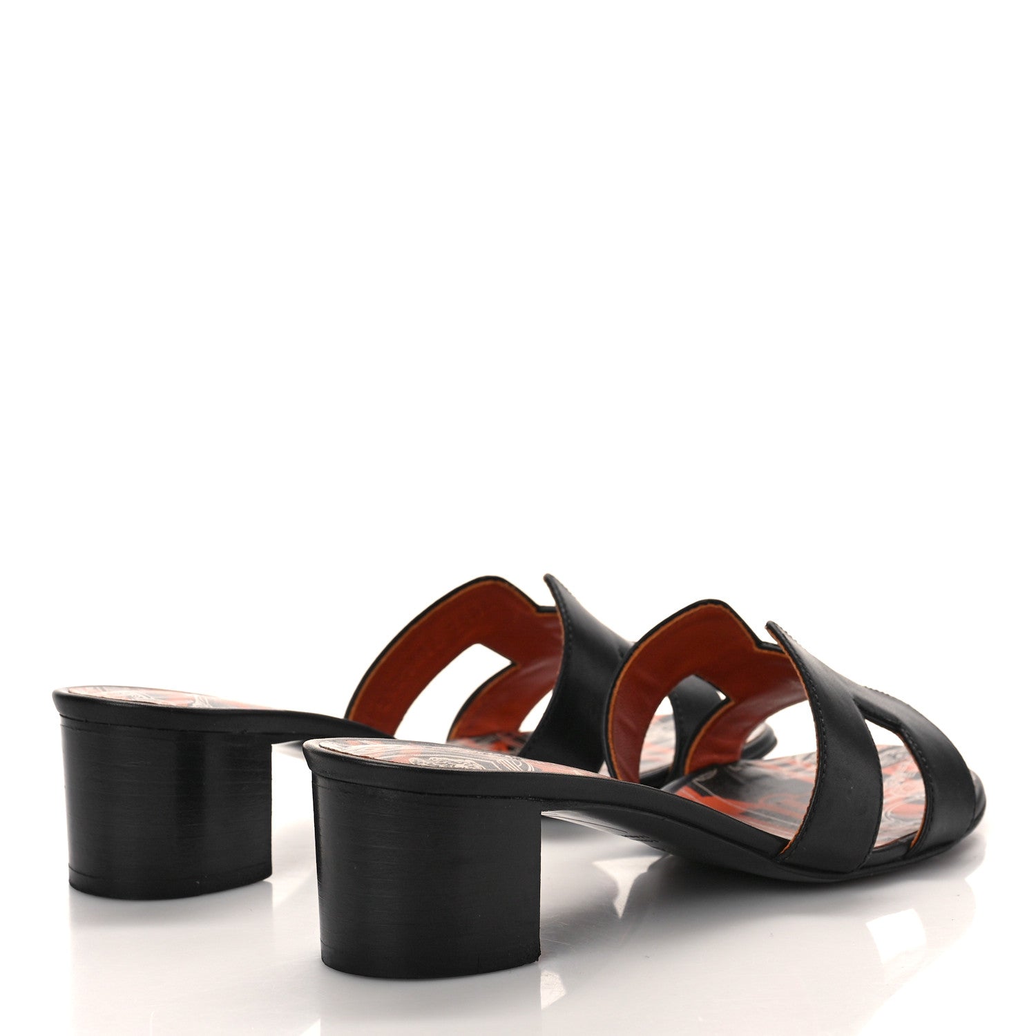 Hermes Calfskin Printed Brides de Gala en Desordre Oasis Sandals 37 Multicolor Rose Aube 4 of 11