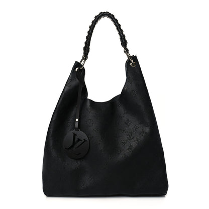 Louis Vuitton Mahina Carmel Hobo Black 1 of 9