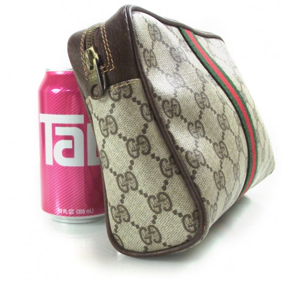 Gucci Vintage GG Monogram Cosmetic Case 2 of 8
