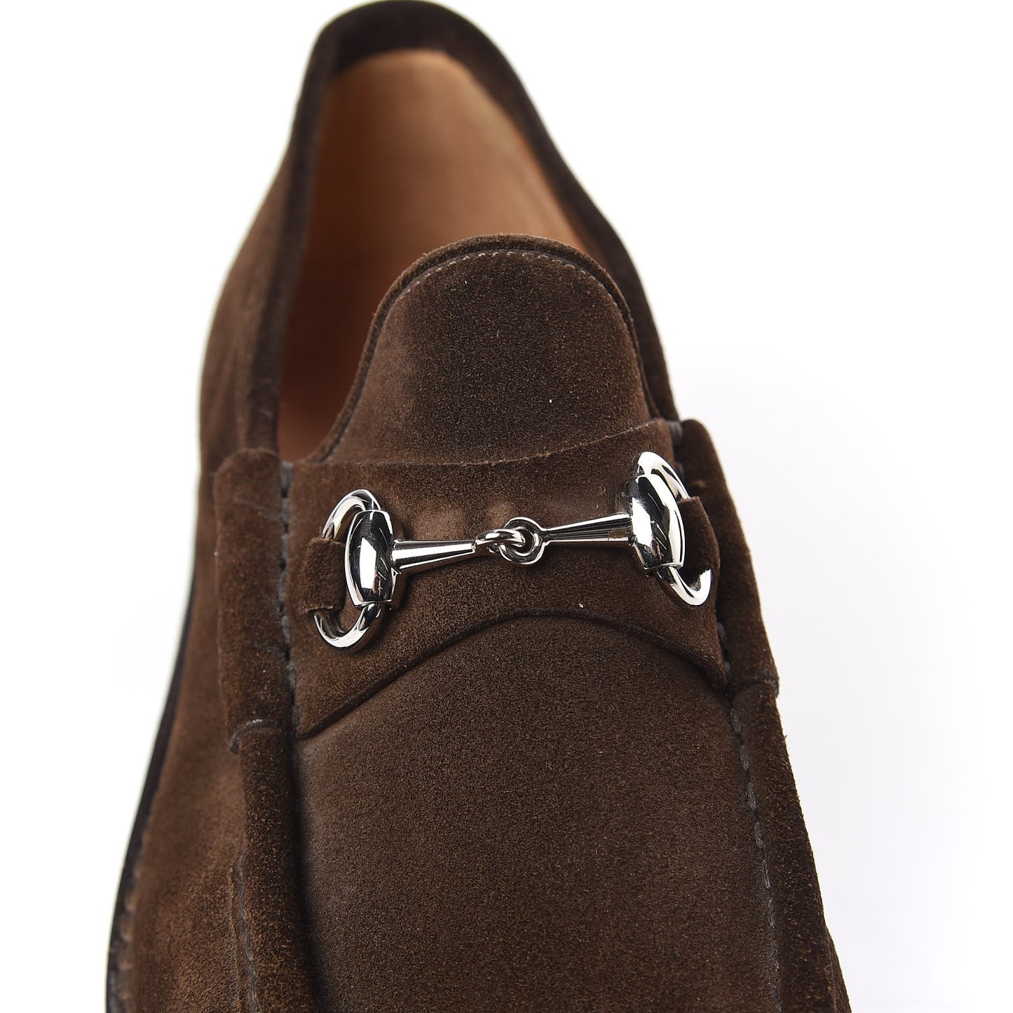Suede Mens Horsebit Lug Sole Loafers 7.5 Jasper