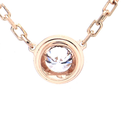 Cartier 18K Pink Gold Diamond LM D'Amour Pendant Necklace 10 of 12