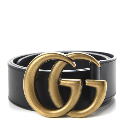 Gucci Calfskin Double G 40mm Belt 80 32 Black 1 of 4