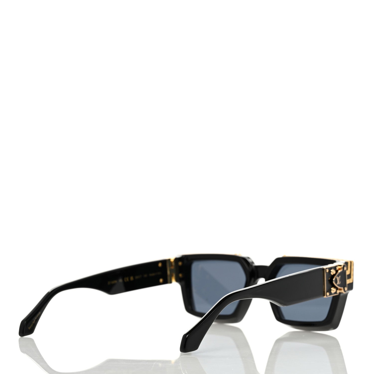 Louis Vuitton Acetate 1.1 Millionaires Sunglasses Z1165W Black 4 of 7