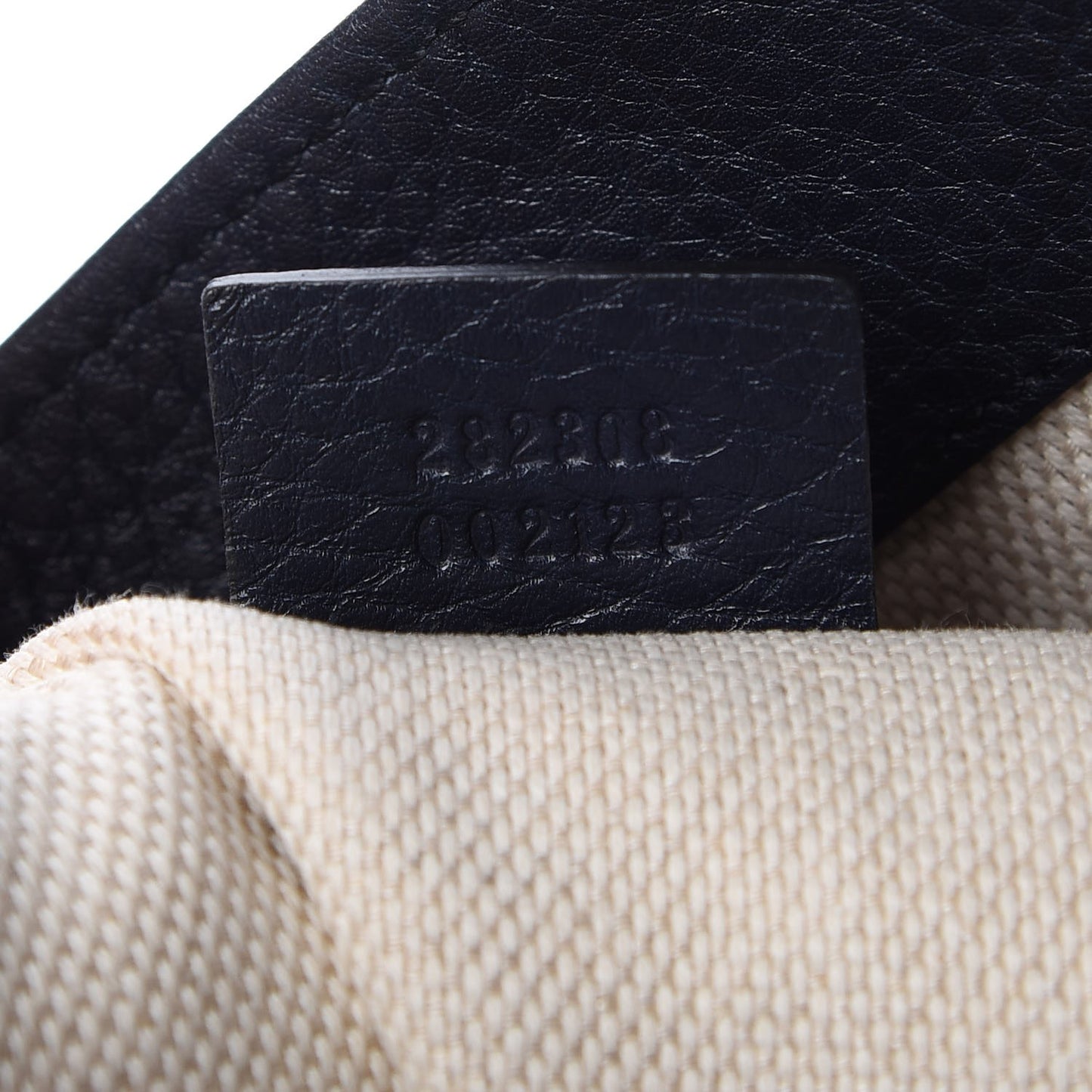 Pebbled Calfskin Large Soho Shoulder Bag Blue