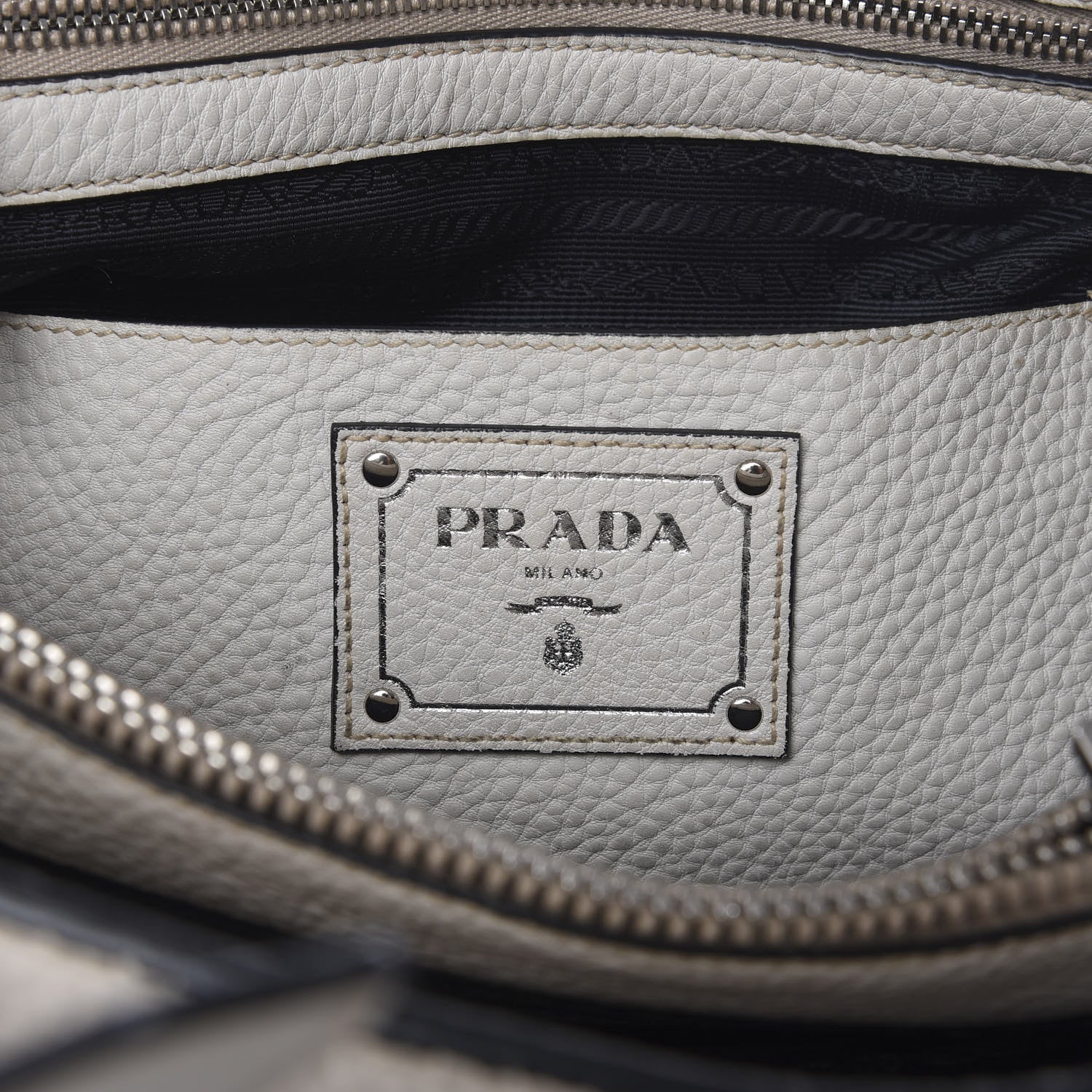 Prada Vitello Daino Top Handle Tote Bianco 5 of 12