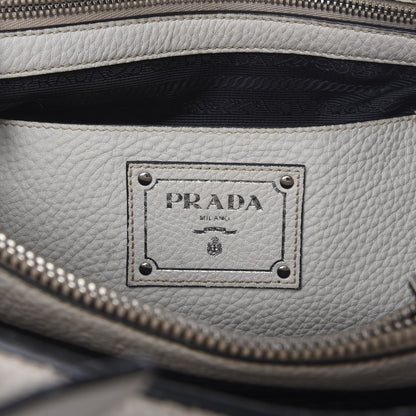 Prada Vitello Daino Top Handle Tote Bianco 5 of 12