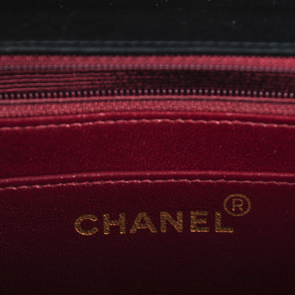 Chanel Lambskin Quilted XL Jumbo Single Flap Black 7 of 9